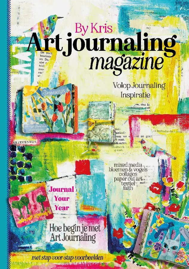 By Kris art journaling magazine