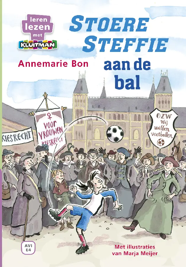 Stoere Steffie aan de bal