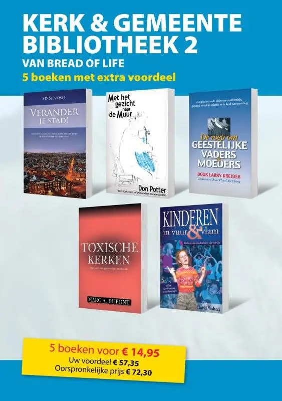 Pakket 2 kerk & gemeente 5 titels