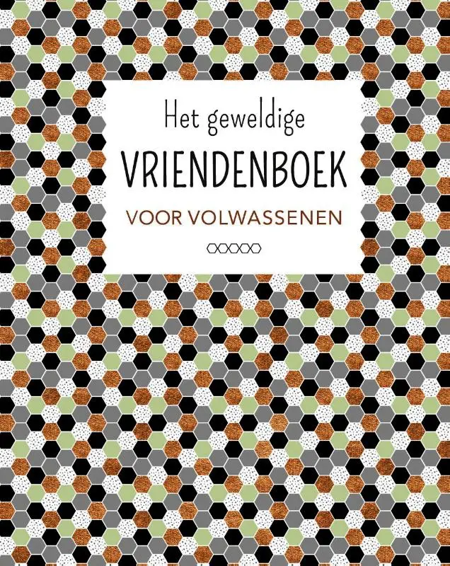 Geweldige vriendenboek voor volwasse