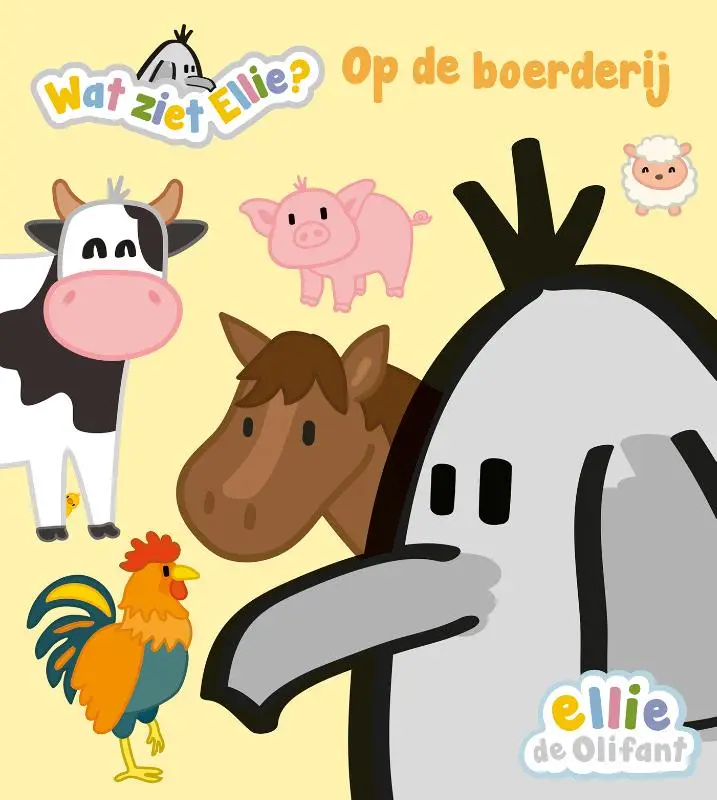 Wat ziet ellie? Op de boerderij