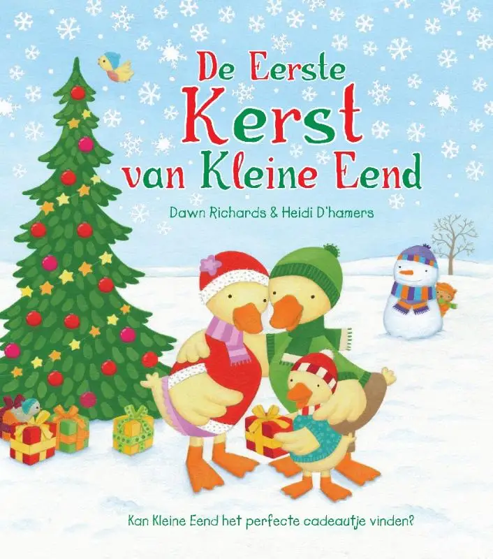 Eerste kerst van kleine eend